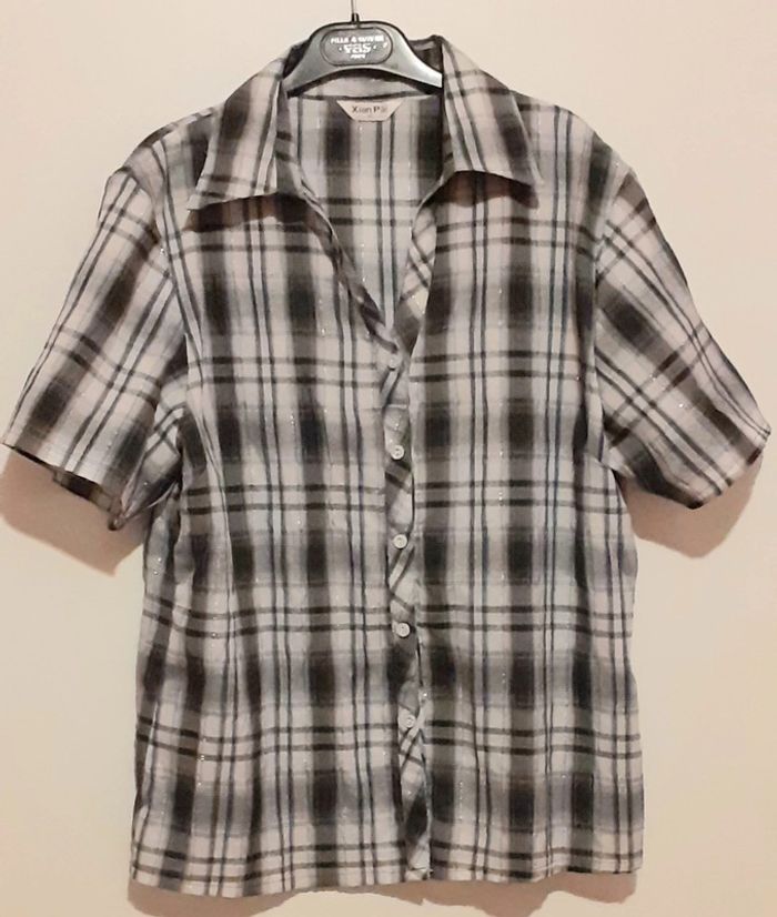 Chemise à carreaux taille M