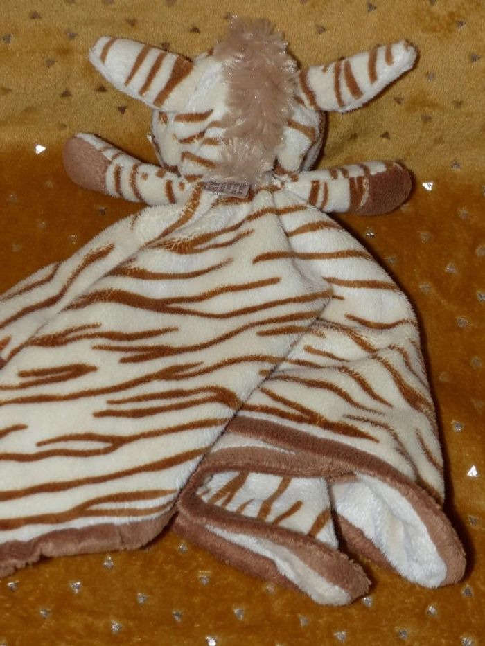 Doudou plat ours déguisé tigre Bukowski 🐯état neuf - photo numéro 3
