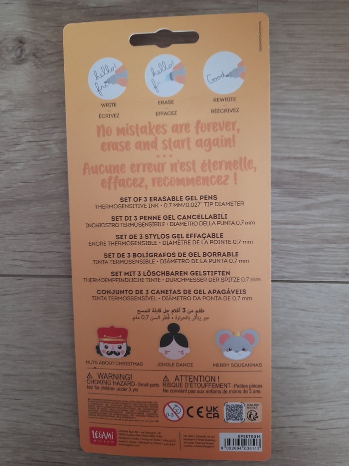 Calendrier de l avent et stylos Legami Noël - photo numéro 4