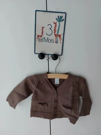 Gilet fille Tex 3 mois