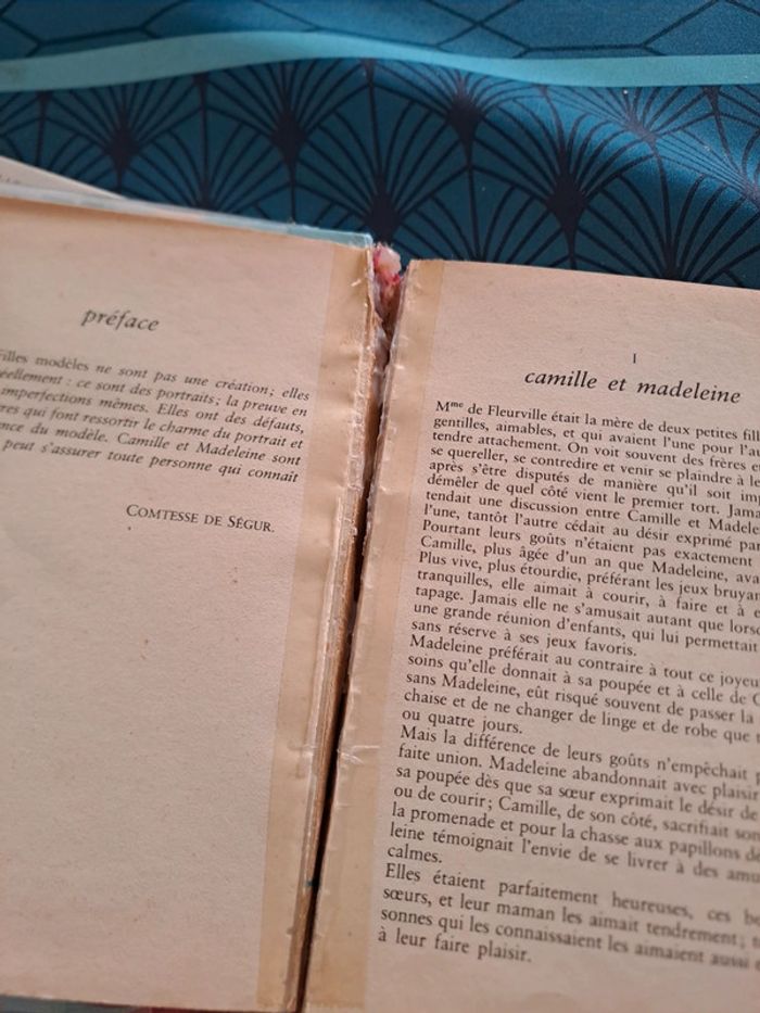 Lot 2 livres Bibliothèque Rose, Comtesse de Ségur - photo numéro 3