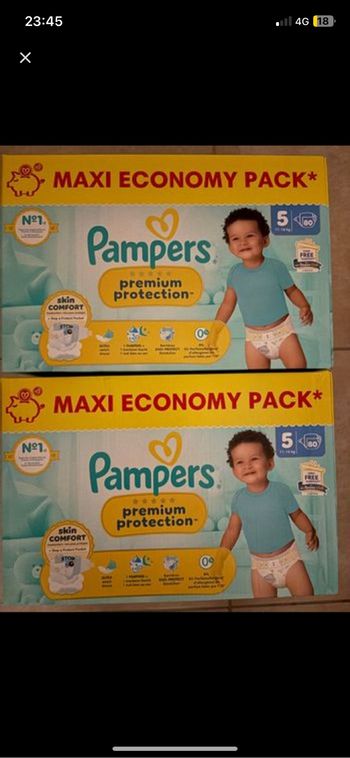 Couches pampers, Premium,protection T5