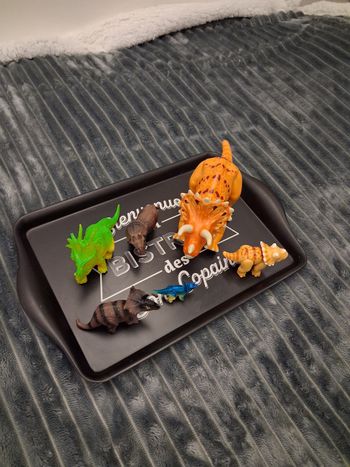 Lot de 6 dinosaures Triceratops et autres 