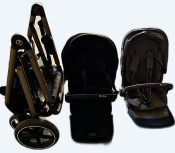 Poussette double Gazelle S - 2 assises - 1 panier - photo numéro 6