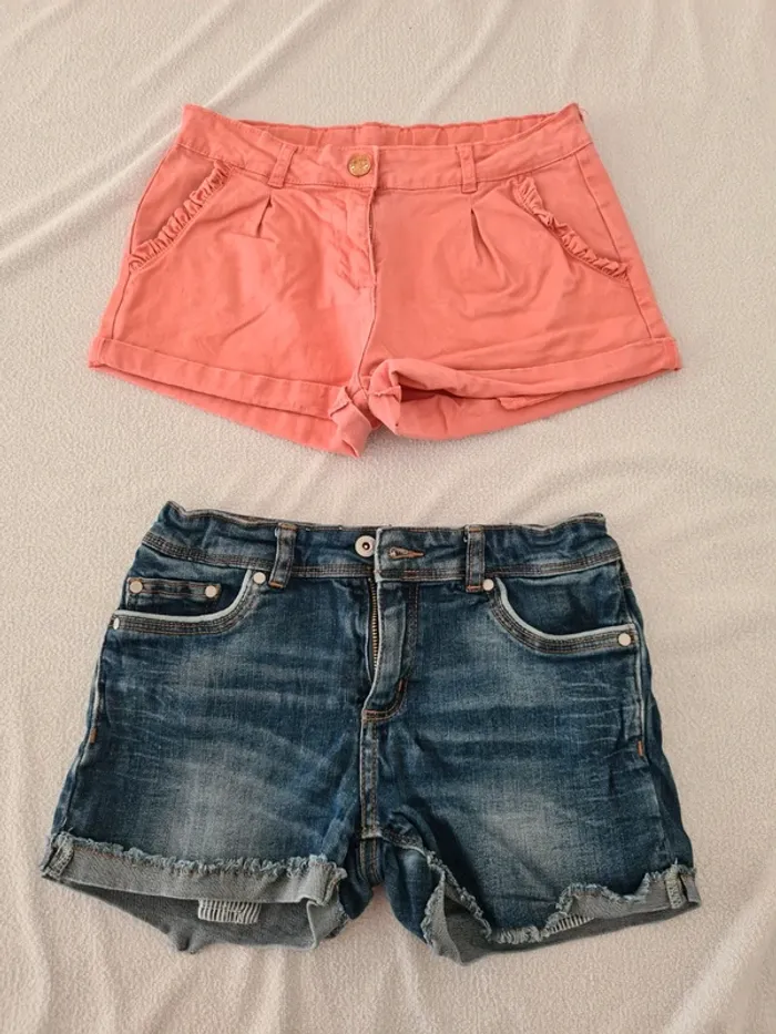 Lot de 2 shorts 12 ans