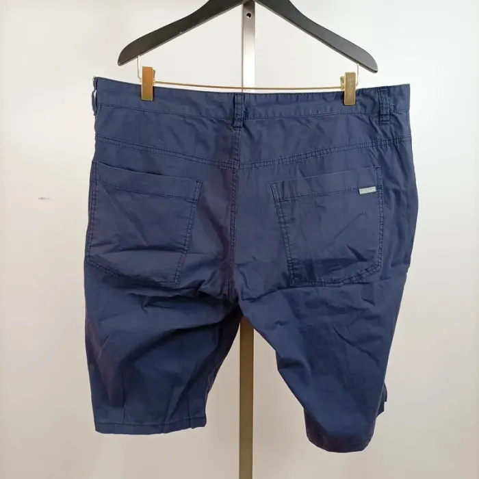Bermuda bleu slim Tom Tailor homme JIM 100% coton taille 38 casual été A852 - photo numéro 6