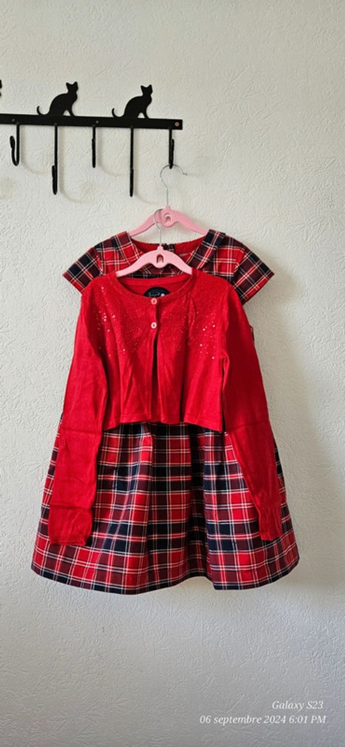 Robe de fêtes et boléro assorti 9A sgmj