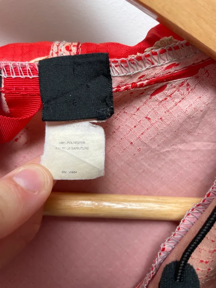 Veste à capuche vintage Patagonia homme L rouge 1/4 zip années 90 Made in USA 🇺🇸 - photo numéro 6