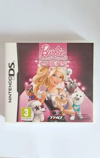 Jeu nintendo DS / Barbie /  Barbie et le salon de beauté des chiens / Nintendo DS / Jeu Barbie