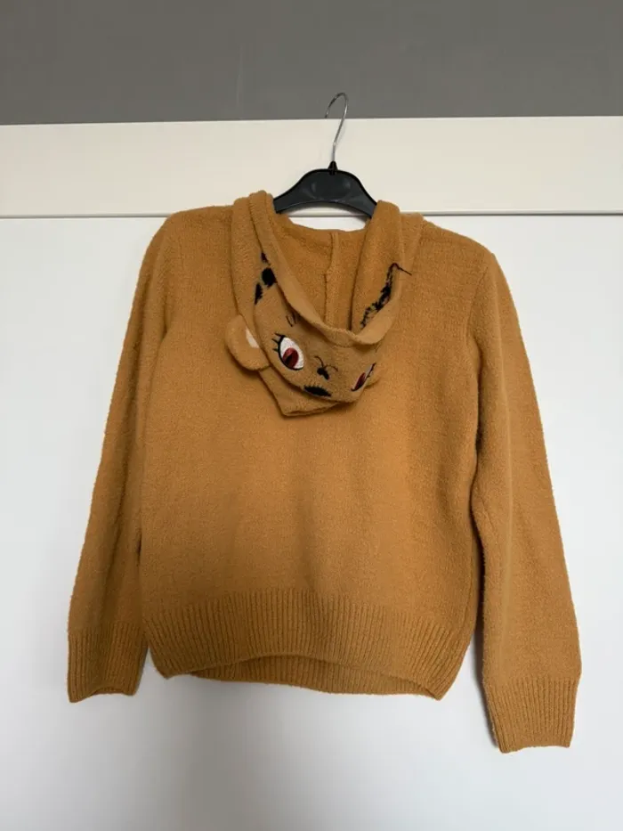 Pull capuche animal