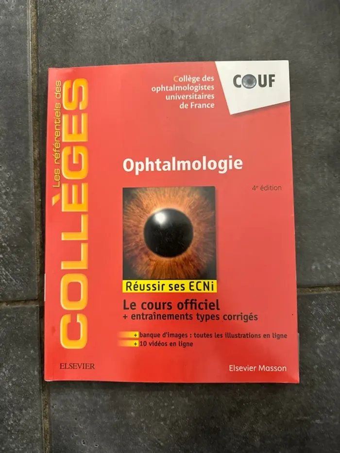 Livre les résidentiels des collèges ophtalmologie