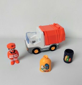 PLAYMOBIL 123 Camion Poubelles Tri 6774 Complet ♻️