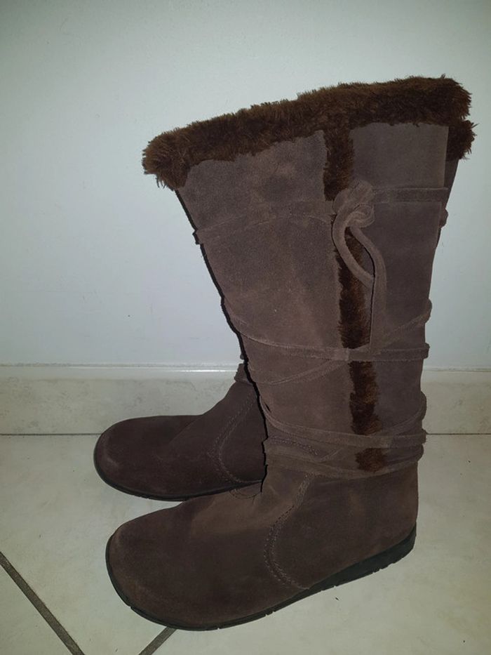 Bottes daim - photo numéro 3