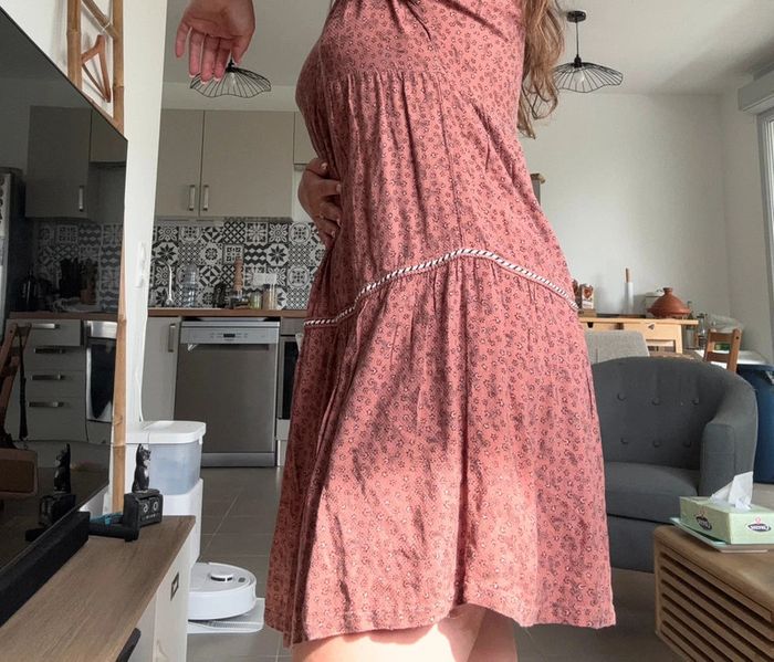 Robe bohème terra cota bonobo taille L - photo numéro 3