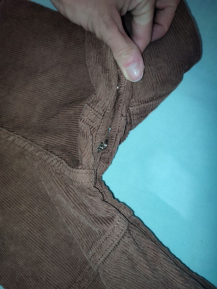 Salopette bébé 9 mois en velours sergent major - photo numéro 6