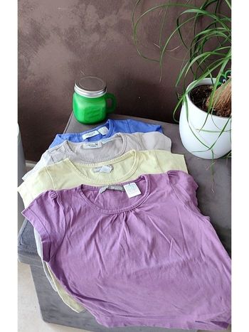 Lot 4 tee-shirts manches courtes 4 ans