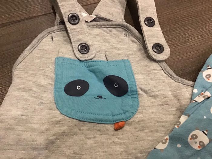 Ensemble Orchestra 9 mois salopette et t-shirt - photo numéro 3