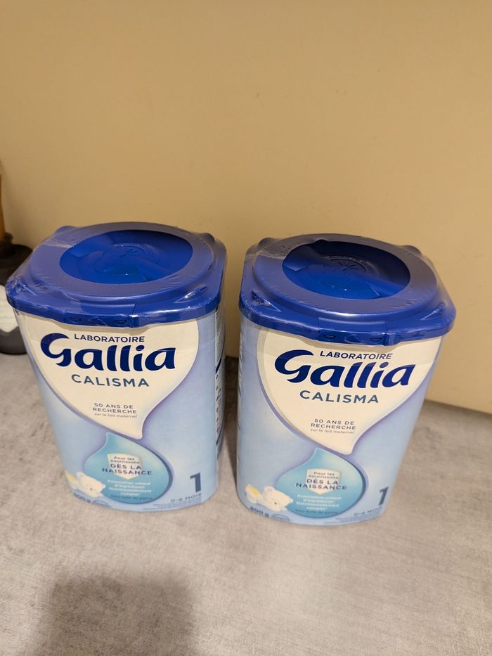 2 boîtes neuves lait 1er age Gallia - photo numéro 2