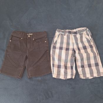 Lot de 2 bermudas 10 ans