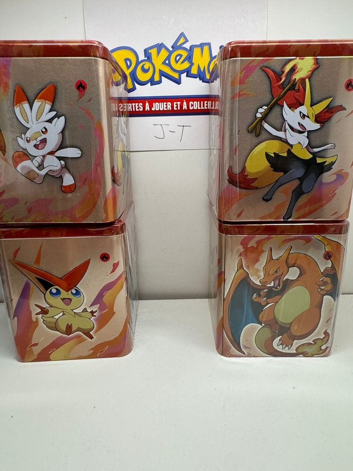 Tin Cube Pokémon Feu dracaufeu NEUVE Sous Blister Octobre 2022 - photo numéro 2