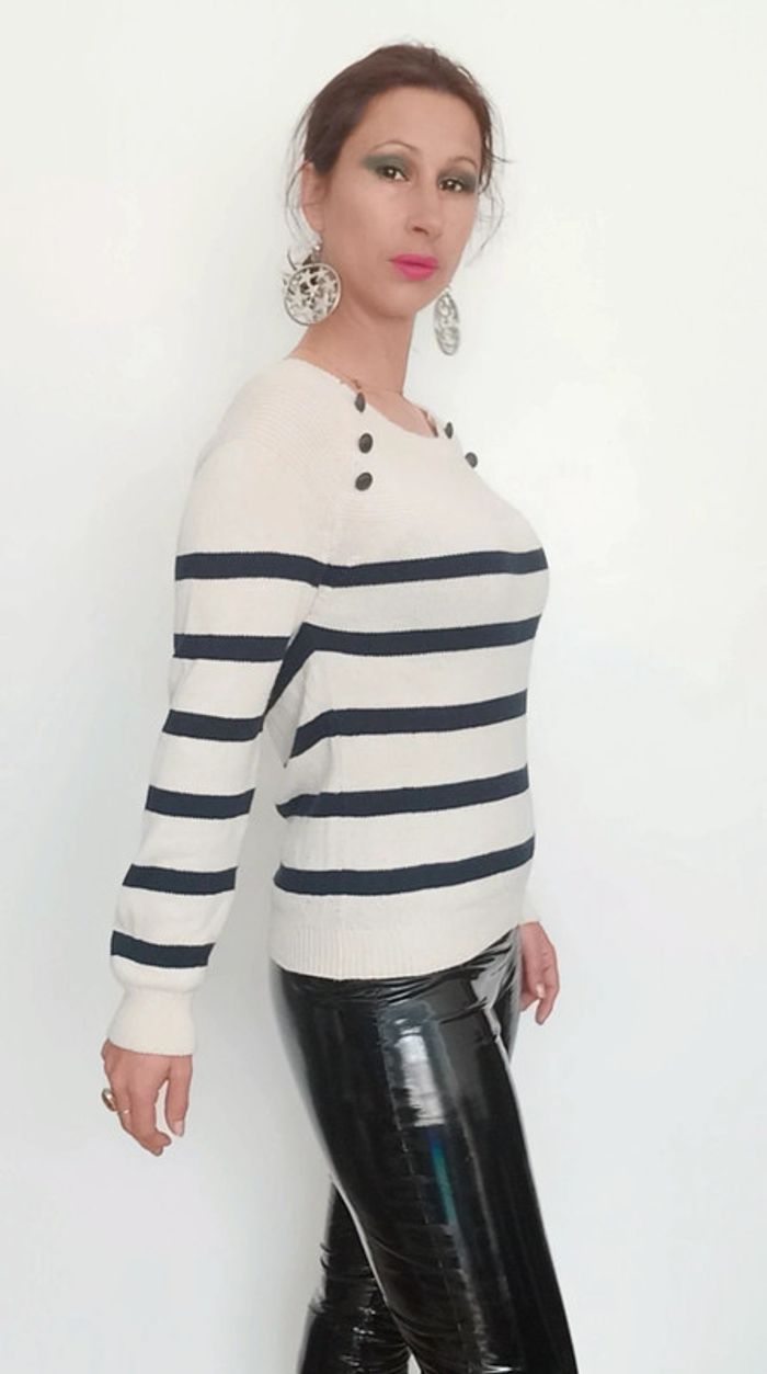 Pull marinière Naf Naf 36 - photo numéro 4