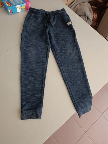 Jogging Kiabi bleu gris 10 ans