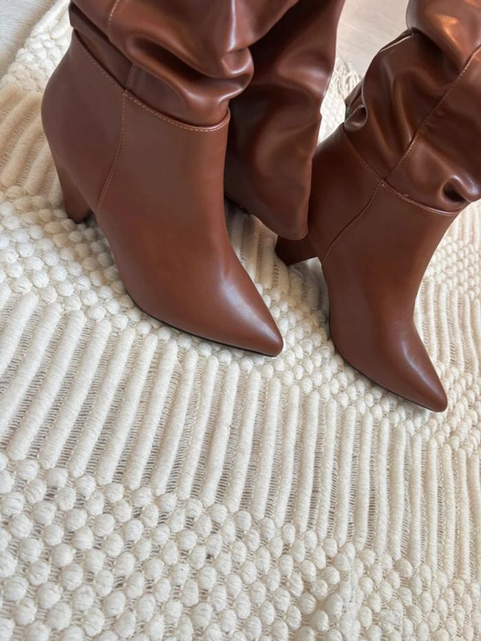 Cuissardes femme marron Taille 38 - photo numéro 6
