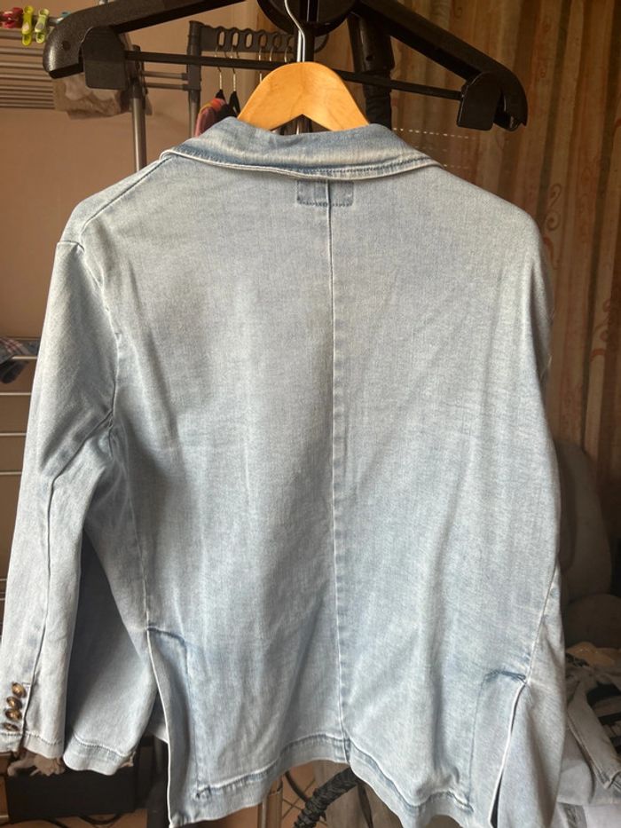 Veste en jean bleu clair Grungemama - photo numéro 5
