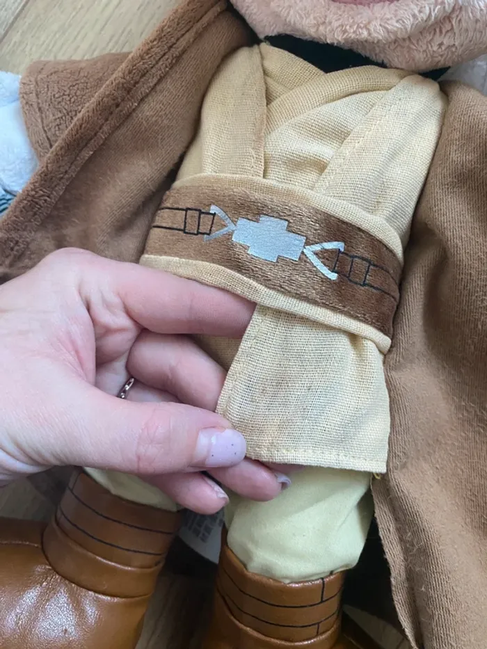 Grande Peluche Mickey Jedi star wars Disney - photo numéro 5