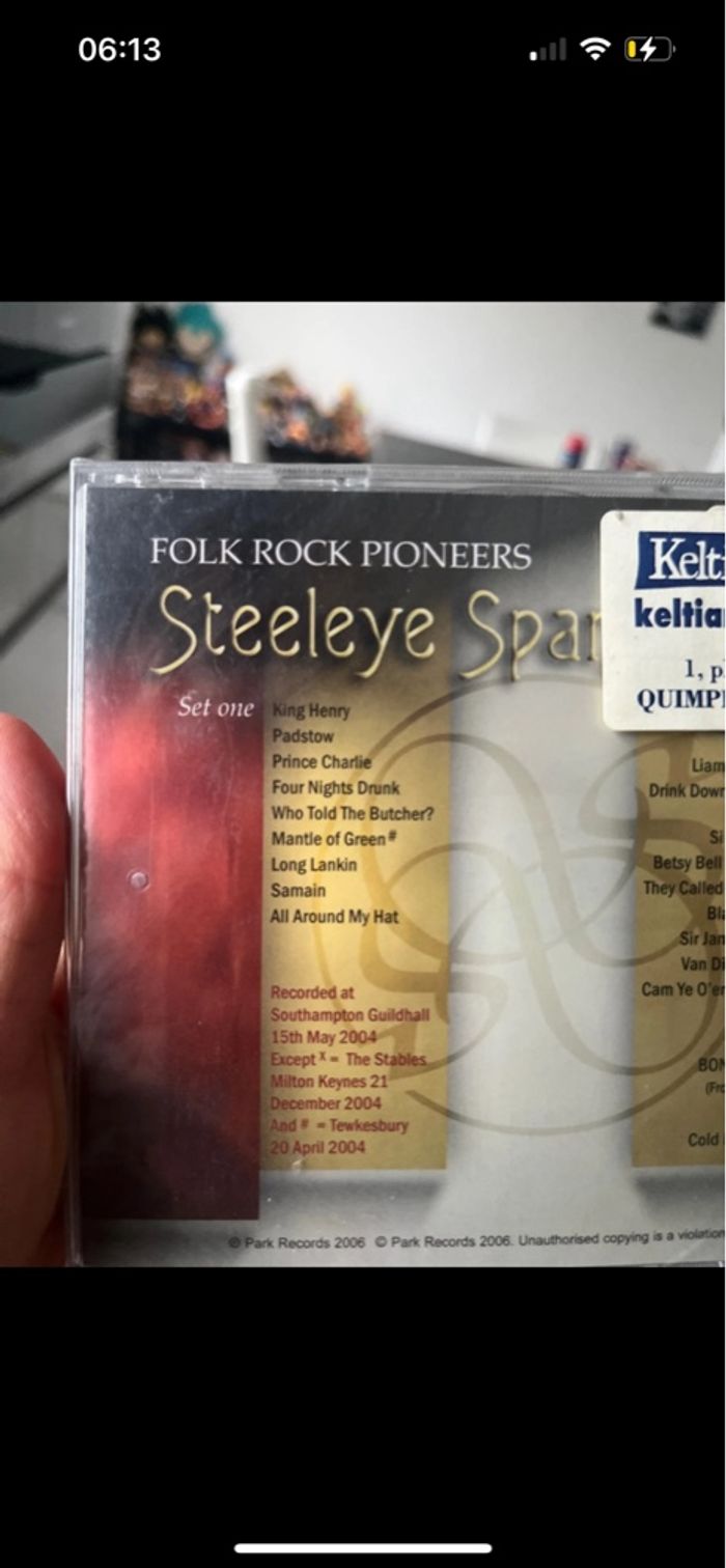 Cd  Steeleye span in concert - photo numéro 2