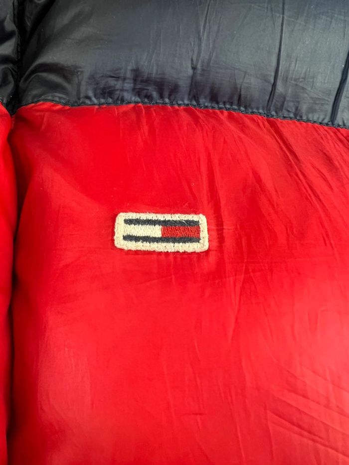 Doudoune sans manches Tommy Jeans Rouge & Bleu Marine – Taille S - photo numéro 6