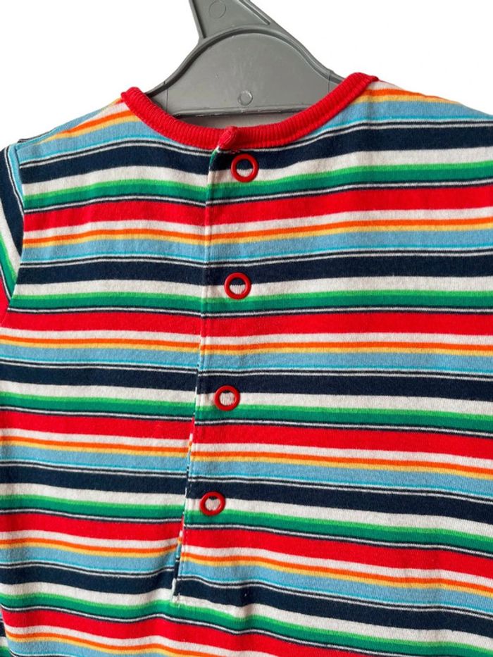 Pyjashort / combishort rayée multicolore - Boboli 6 mois - photo numéro 4