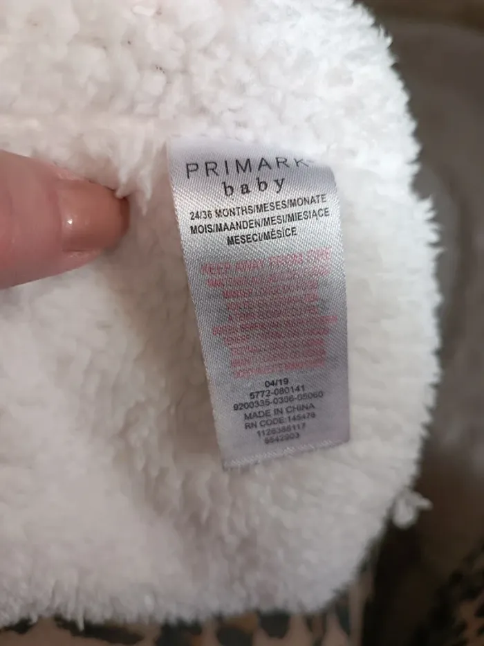 Bonnet fourré rose Primark 24-36mois - photo numéro 2