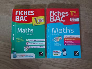 Fiches BAC - Maths Spécialité - 1re & Tle