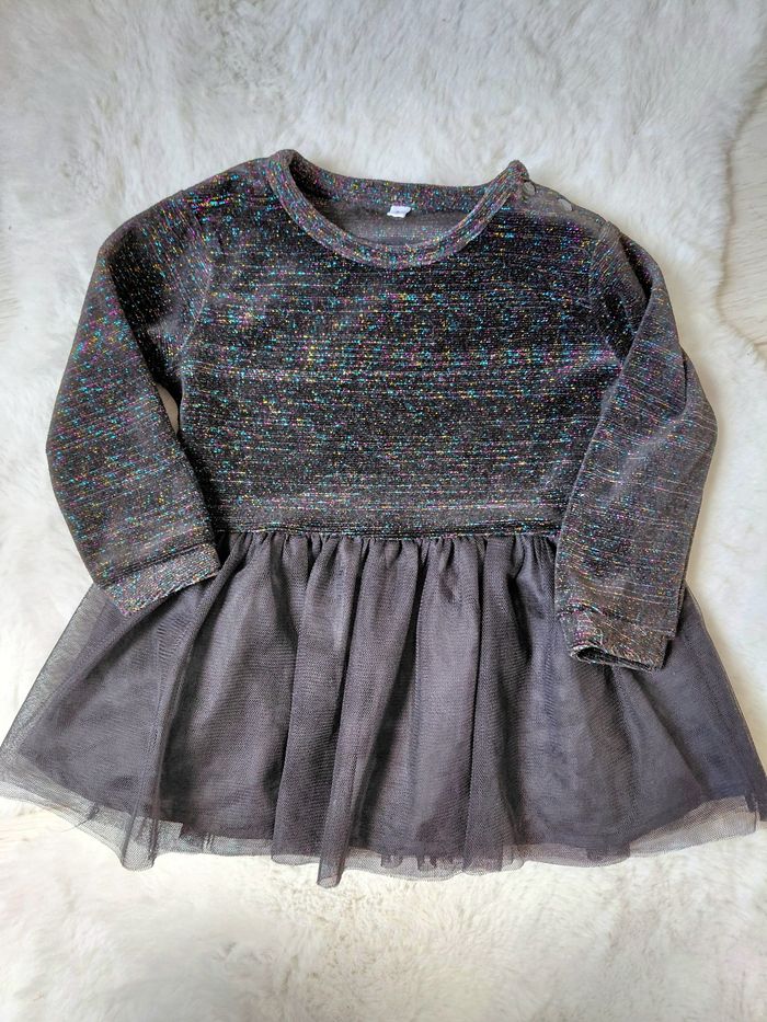 Robe paillettes 12 mois