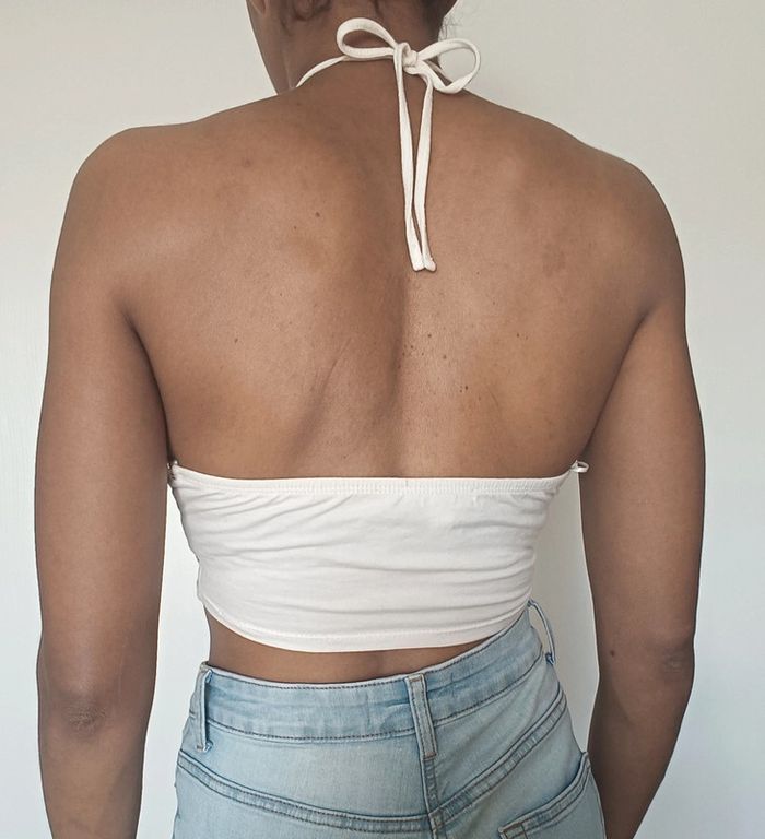 Crop top dos nus T.XS - photo numéro 3