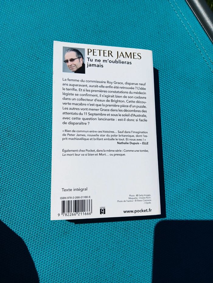 Thriller Péter James  tu ne m oubliera jamais - photo numéro 2
