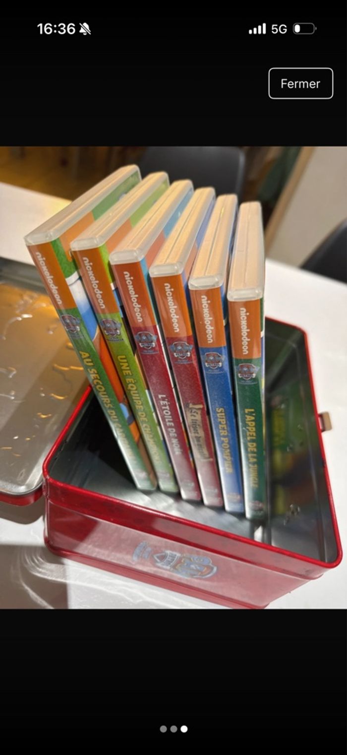 Lot 6 dvd pat patrouille - photo numéro 3