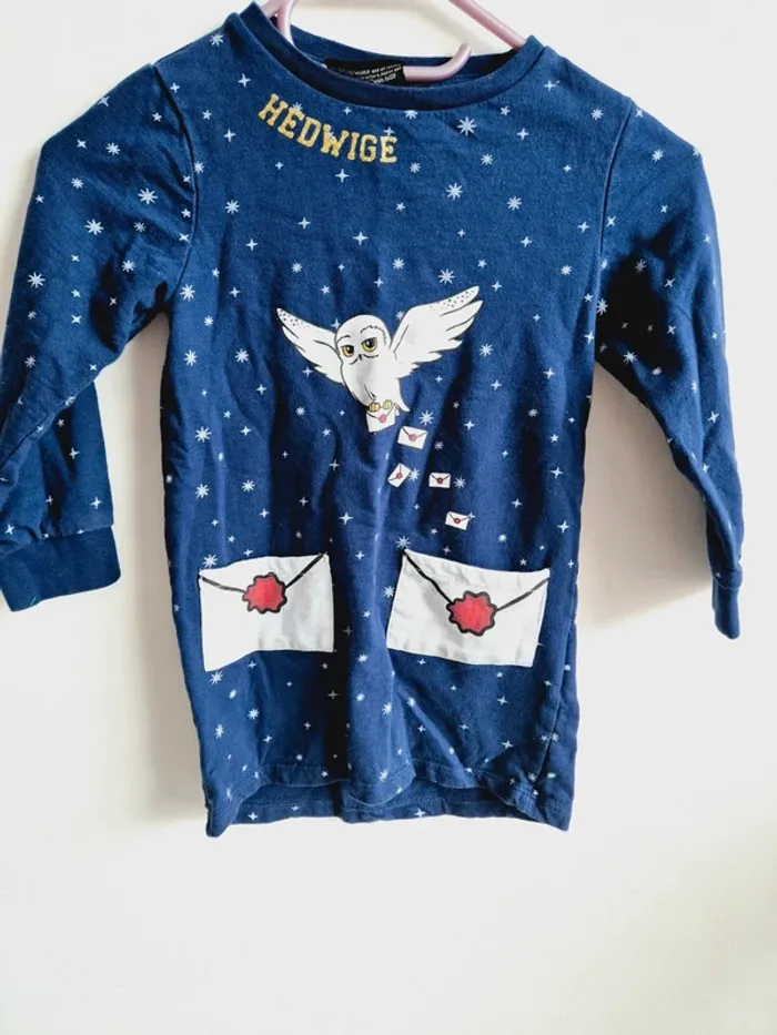 Robe Harry Potter hedwige 5 ans