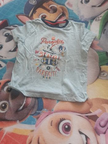 T shirt 3 ans manches courtes  sergent major