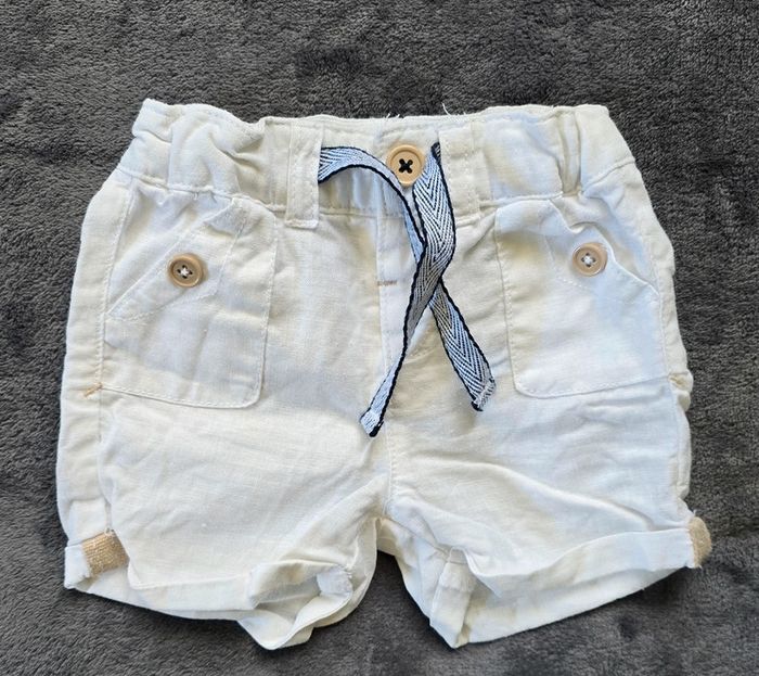 Short ɓébé effet lin - photo numéro 4