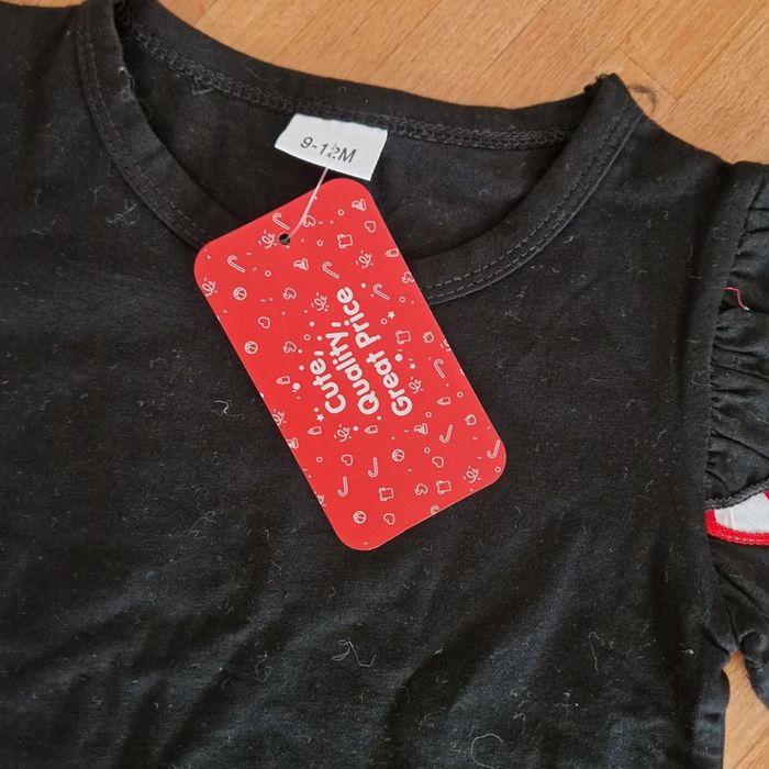 Ensemble t-shirt neuf style minnie avec jupe bretelles - photo numéro 2