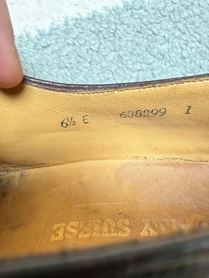 Mocassins en cuir vintage Bally Taille 40 - photo numéro 5