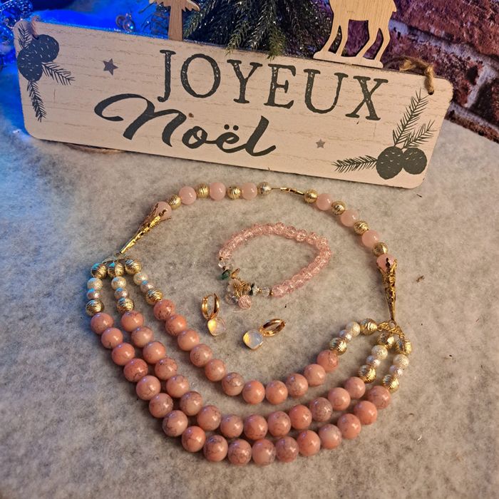 Parrurre magnifique chic rose et doré