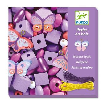 Perles bois - Papillons - Djeco NEUF DJ09810