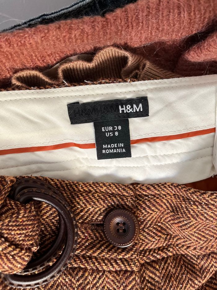Pantalon large marron H&M taille M 38 - photo numéro 6