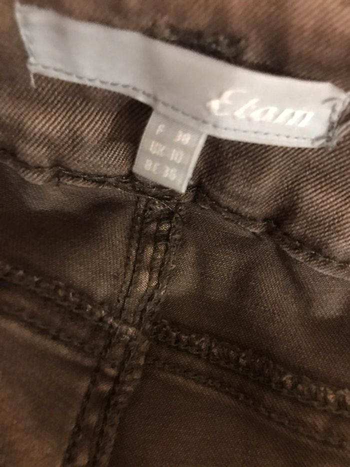 Pantalon cours etam regular marron taille XS - photo numéro 11