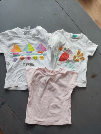 Lot haut manches courtes