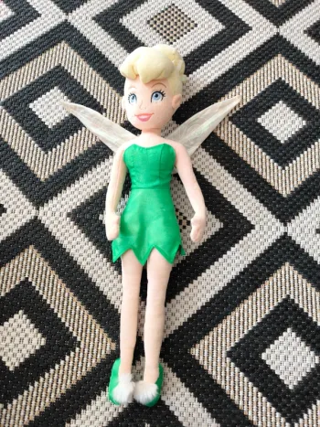 Peluche Disney Tinker Bell – Fée Clochette Authentique 30 cm