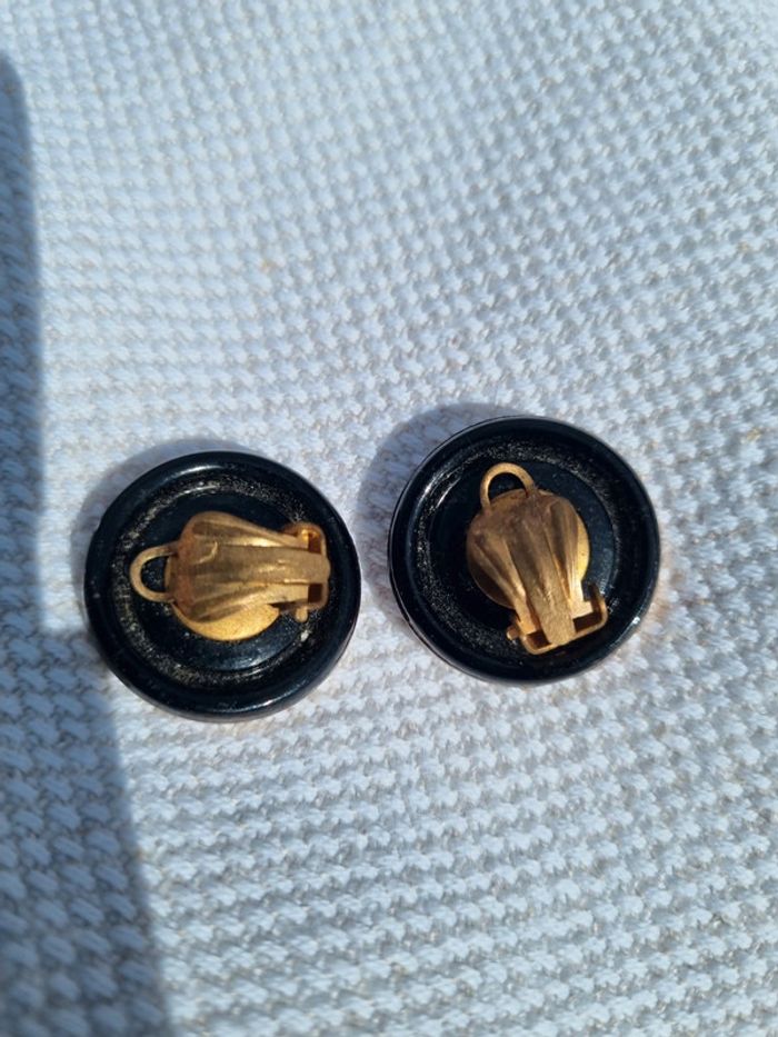 Boucles d'oreilles clips vintage femme - photo numéro 2